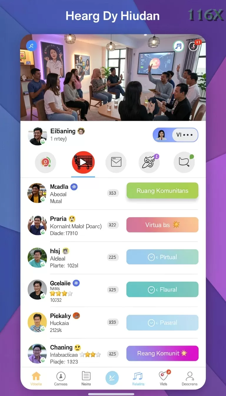 Cuplikan layar GURITA4D — aktivitas